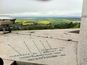 The view from the Montfaucon Monument over the Meuse-Argonne battlefield.