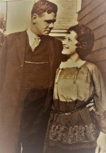 Babe and first wife Helen Woodford in the early days of their marriage.