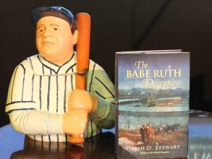 Babe Ruth cookie jar -- suitable for holding Baby Ruth bars, too!
