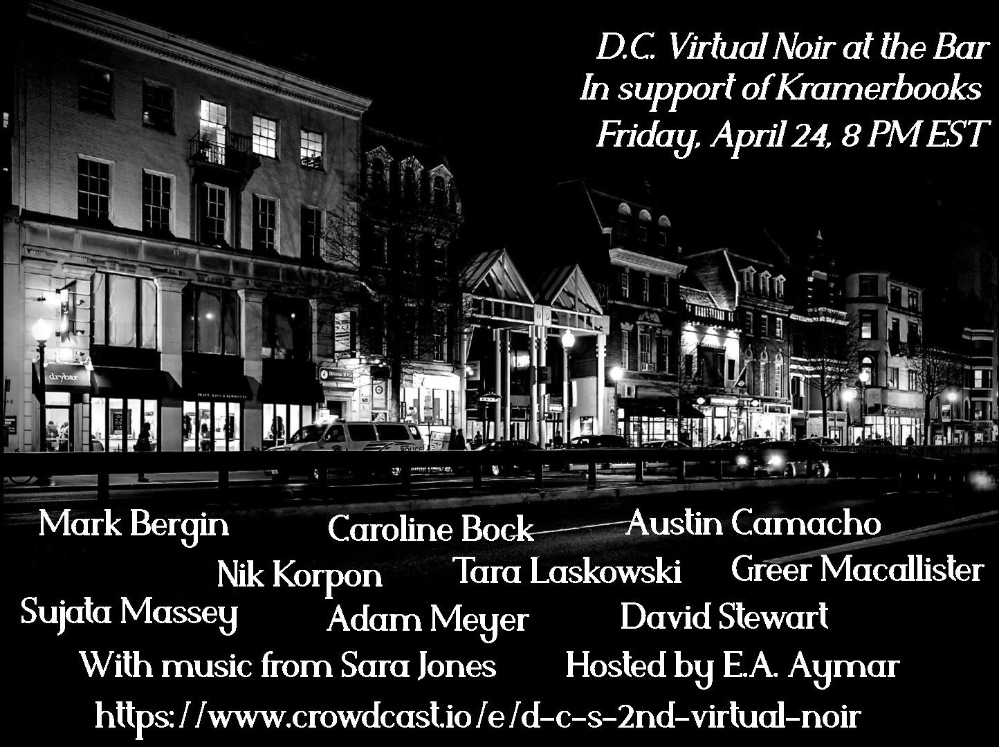 April 24 8 P M Dc Virtual Noir At The Bar David O Stewart